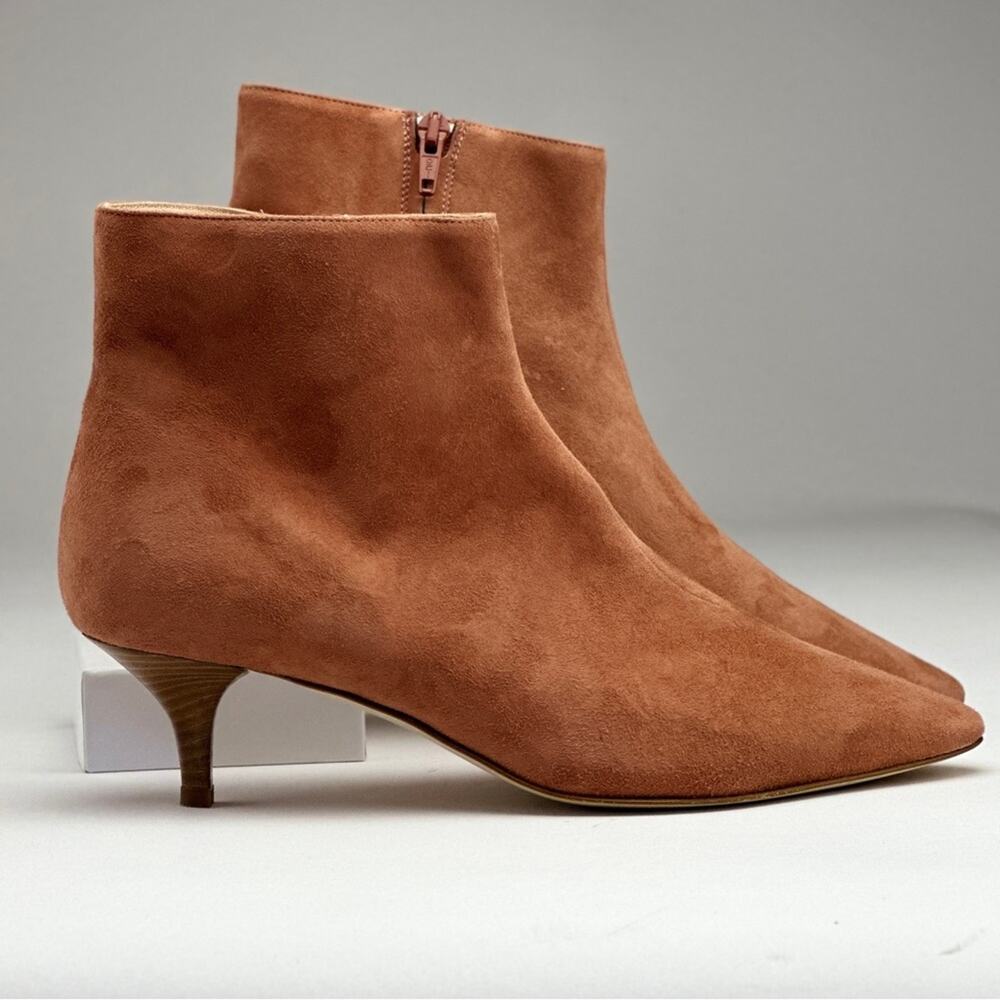 Club Monaco Tan Suede Ankle Boots
